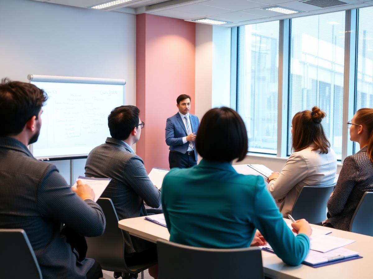 Employee training session